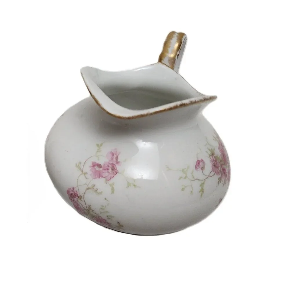 Antique CH Field Haviland Limoges GDA France Porcelain Cream Pitcher